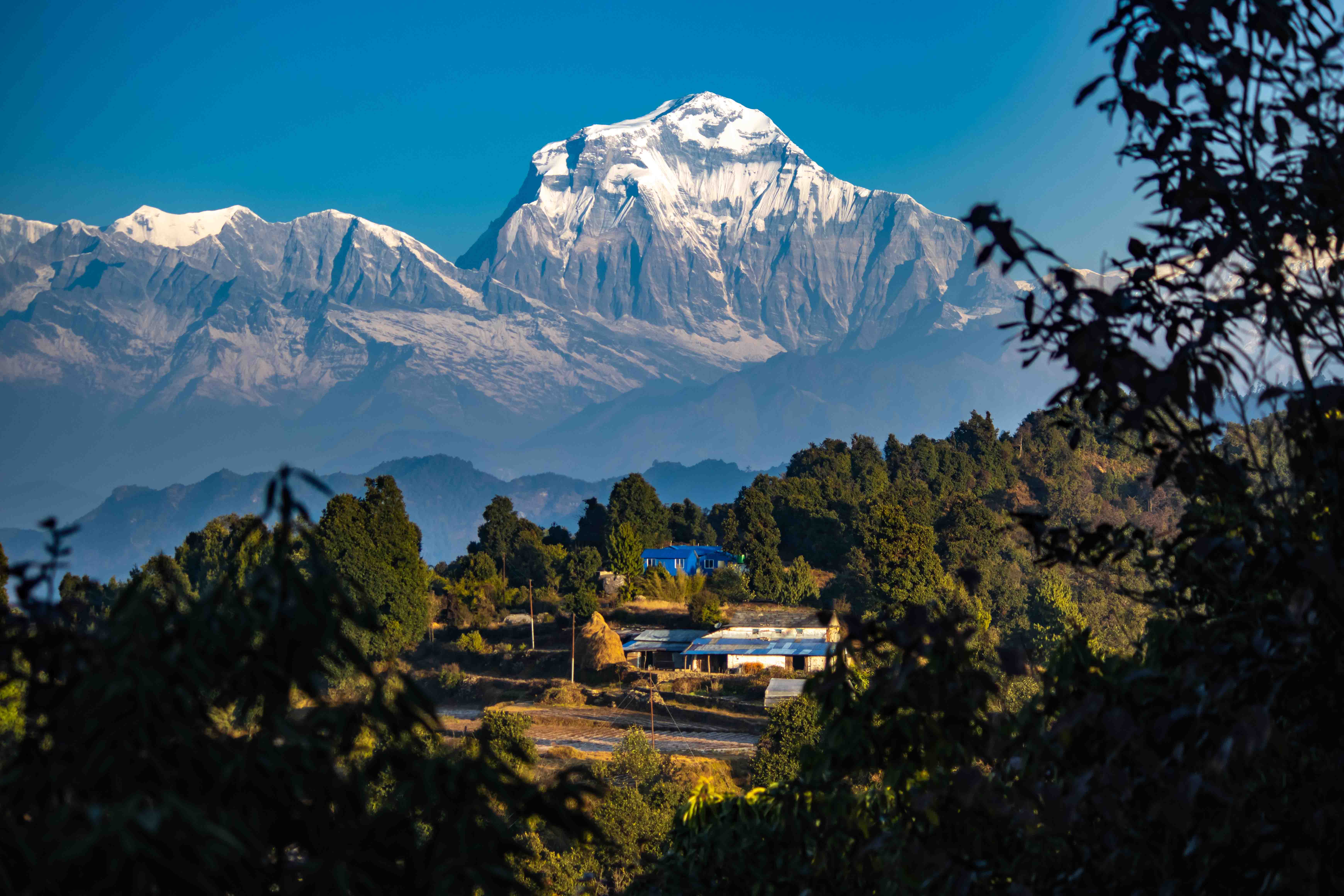Dhaulagiri range view from Haljure